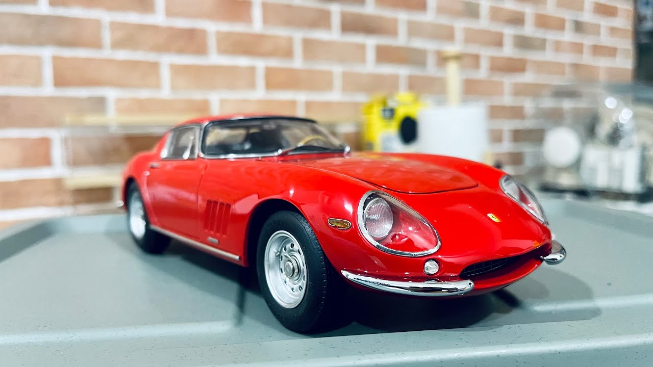 CMC Ferrari 275 GTB/C 1966 Red 1:18 Scale (Unboxing)