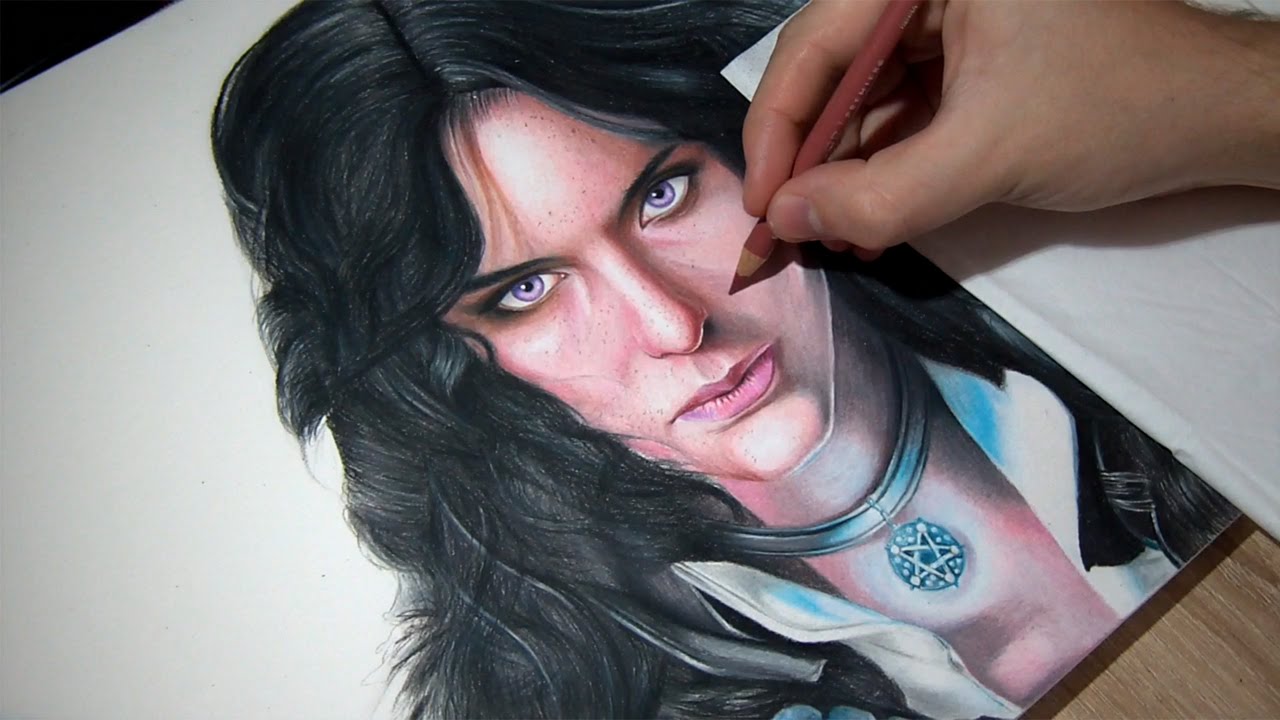 Drawing Yennefer - The Witcher 3: Wild Hunt