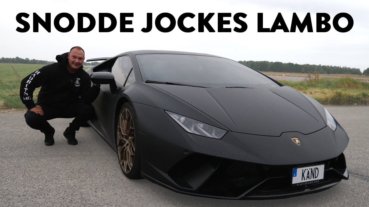 SNODDE JOAKIM LUNDELLS  LAMBO - KÖRDE DRAGRACE