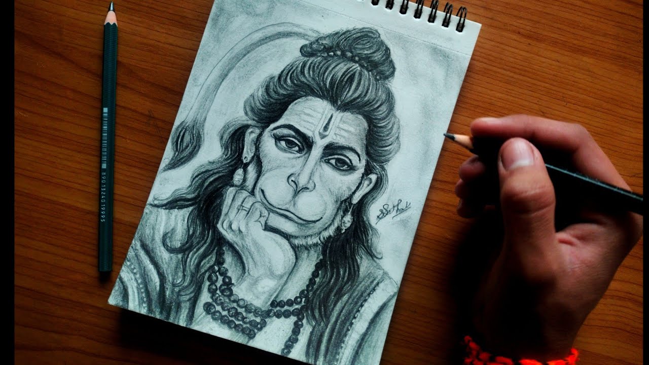 Hanuman ji sketch | Time lapse|Tutorial| 