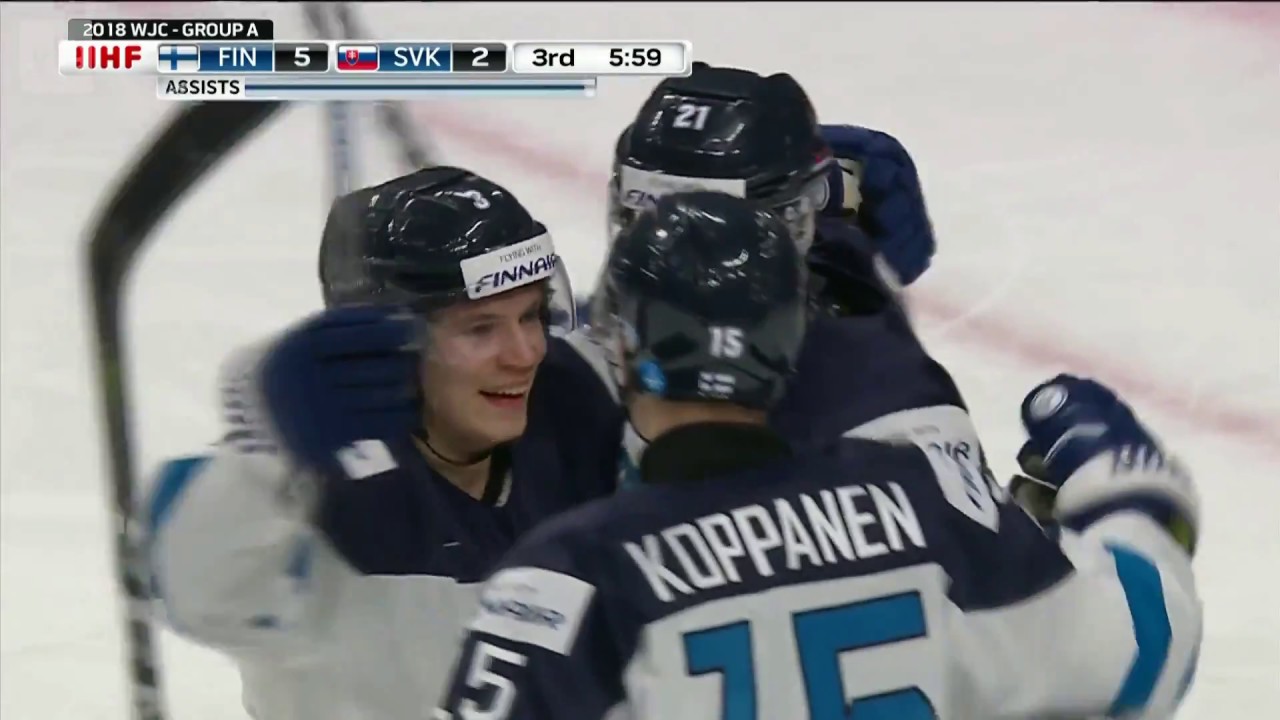 Jääkiekon U20 MM-kisat 2018 | Suomen kaikki maalit | HD