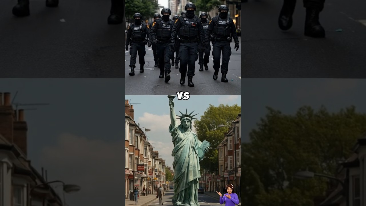 Police vs Statue of liberty vs Giant Animals vs Superheroes (Sonic, Super Mario, Spider-Man,Ironman)