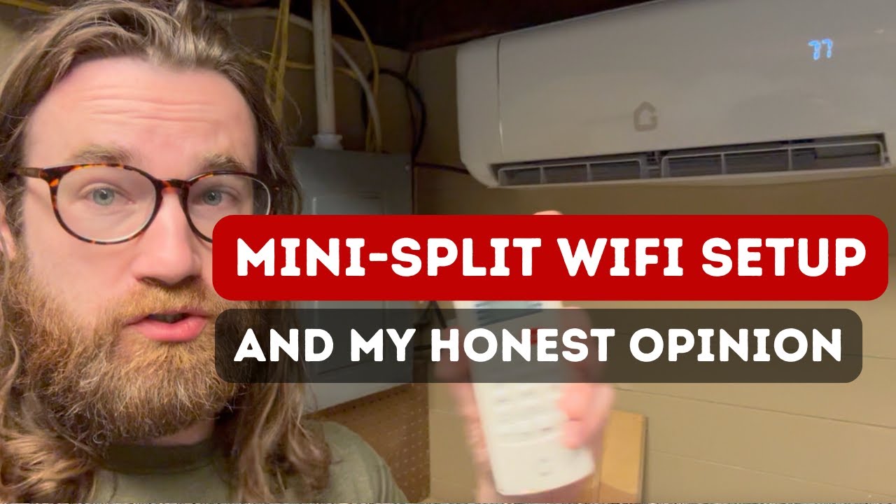 Mini split unit review and how to setup wifi to control from phone