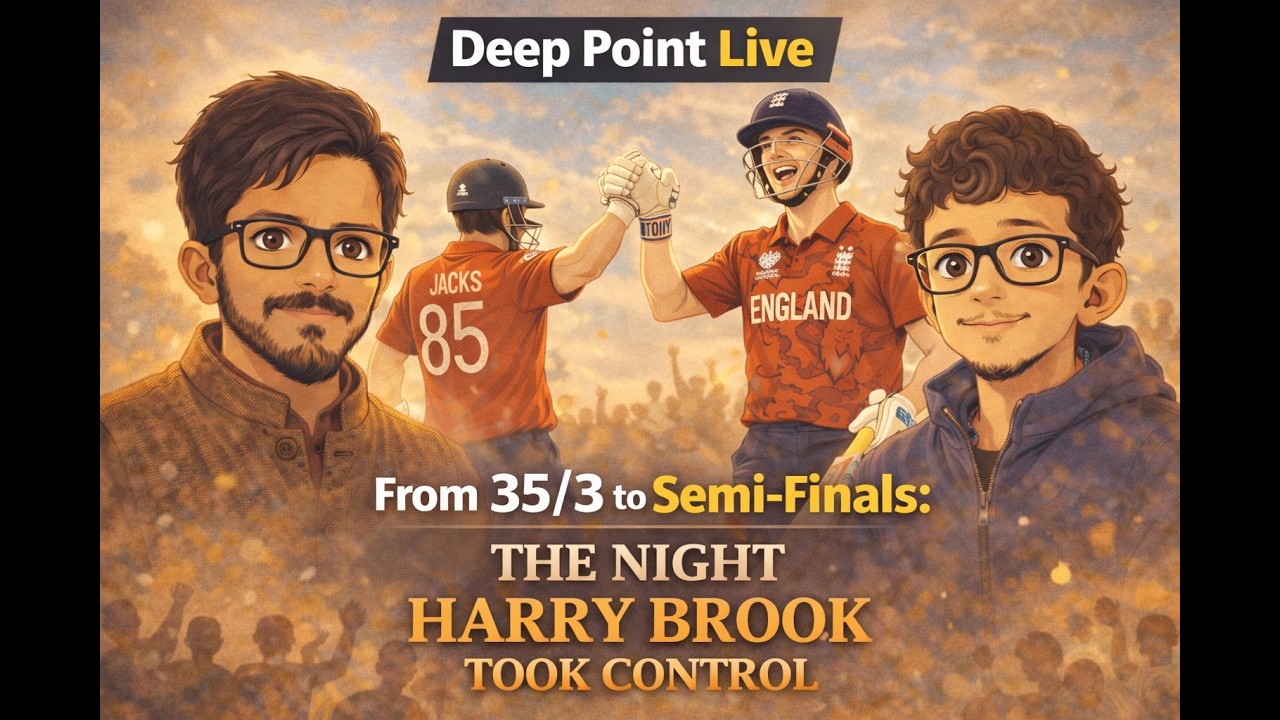 Deep Point Live | From 35/3 to Semi-Finals: The Night Harry Brook Took Control