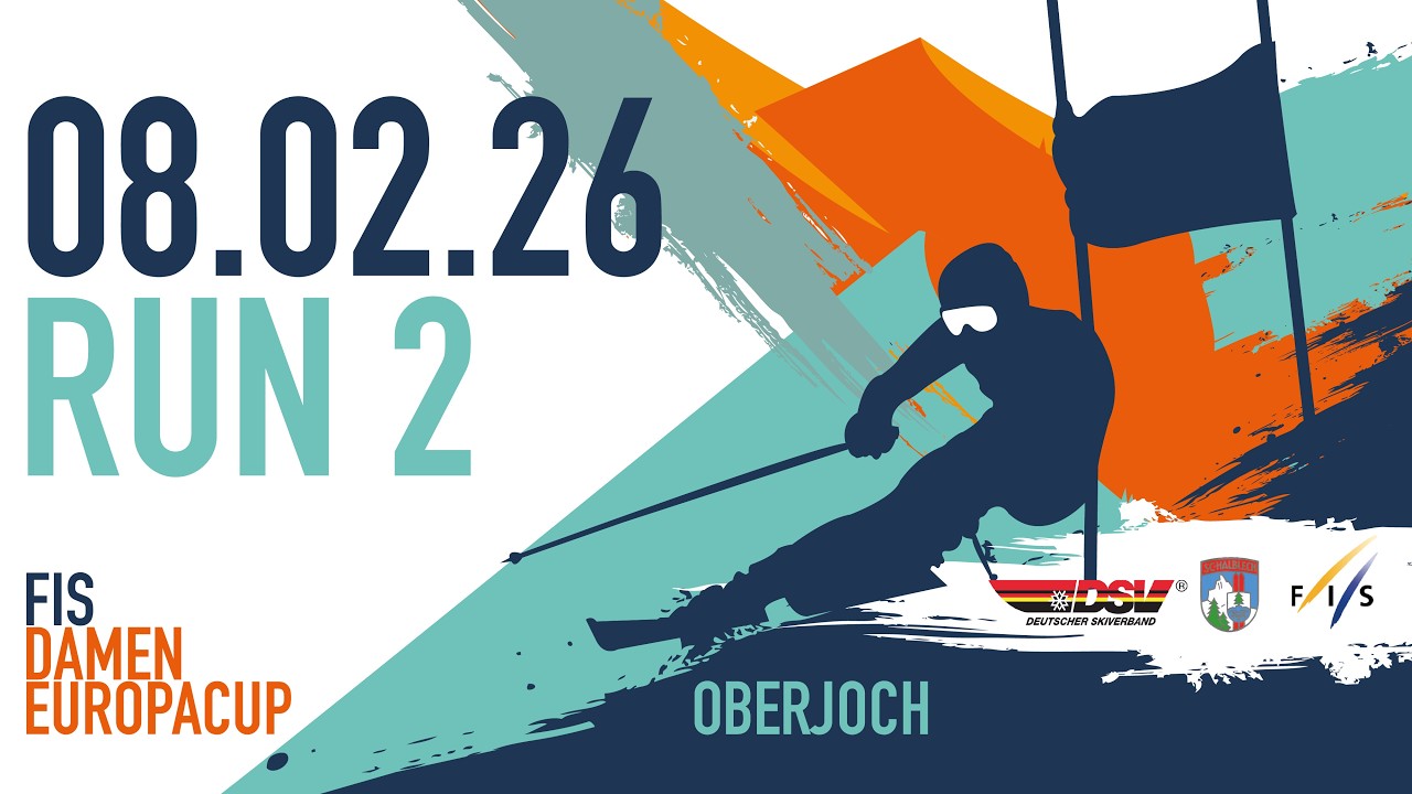 LIVE: FIS European Cup Women 08.02.2026 - Giant Slalom Run 2 - Oberjoch (GER)