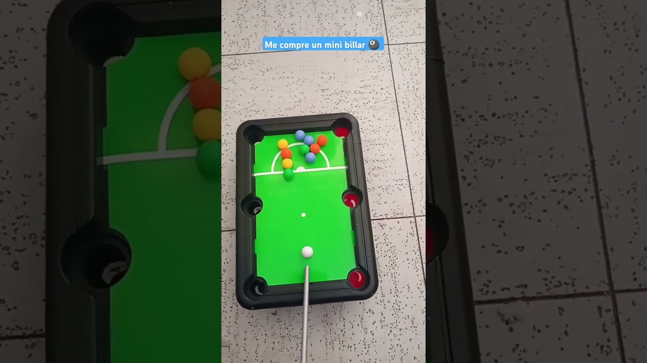 me compré un mini billar pool 🎱🎱