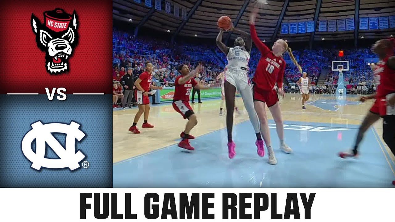 NC State vs. North Carolina Full Game Replay | 2024-25 ACC Women's Basketball