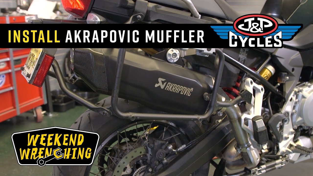 Akrapovic Slip - On Install : BMW F850GS