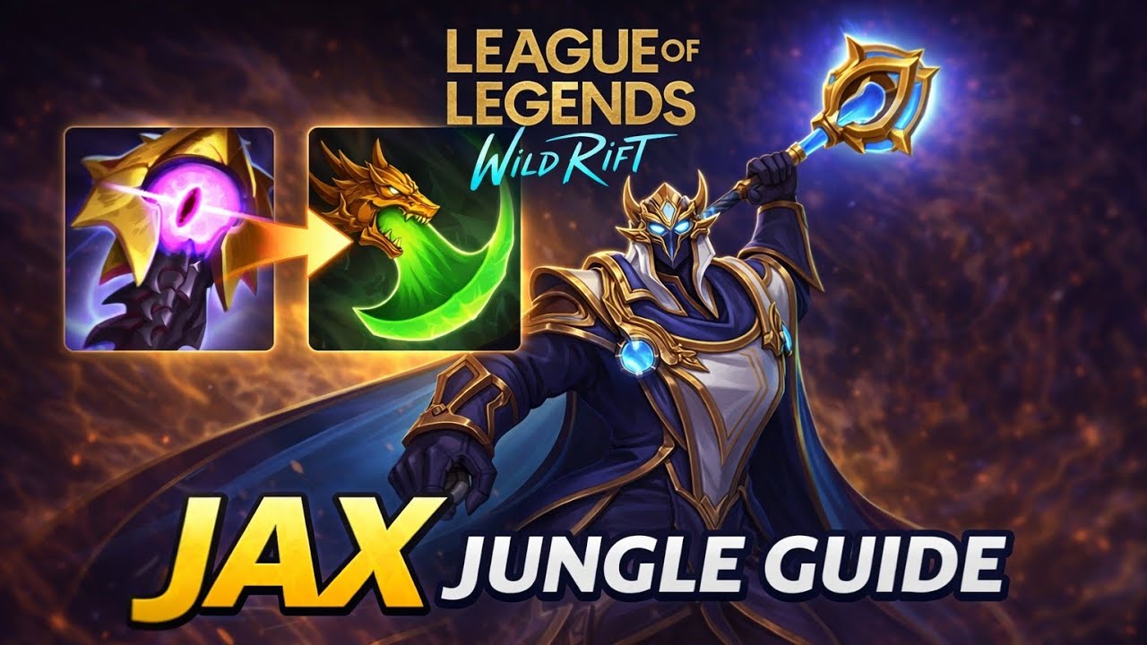 WILD RIFT SEASON 20 JAX JUNGLE GAMEPLAY 
