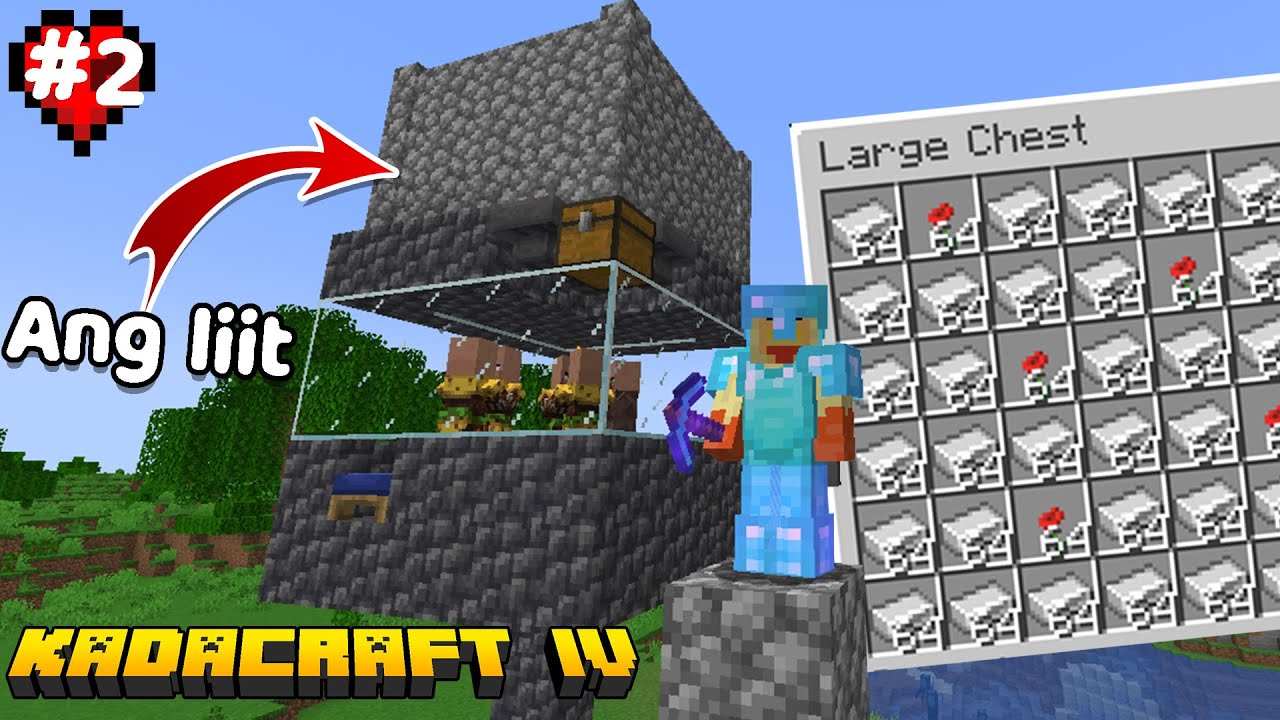 I Built the Smallest Iron Farm in Minecraft Hardcore.. (Kadacraft)