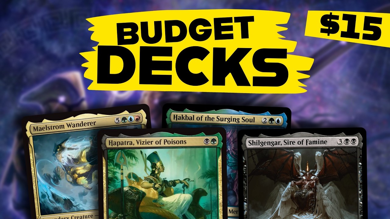 4 POWERFUL Commander Decks for $15
