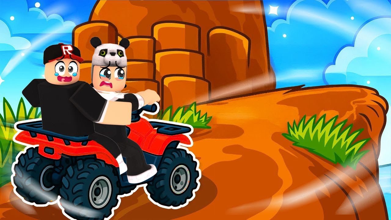 TEHLİKELİ YOLLARDA ATV SÜRÜYORUZ! AŞAĞIYA DÜŞTÜK !! - Roblox