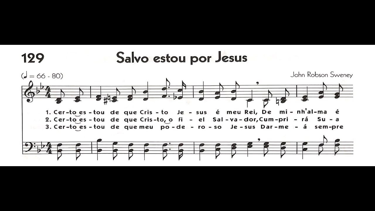 Hinário 5 CCB - Hino 129 - Salvo estou por Jesus - Strings - Teclado Yamaha PSR S670