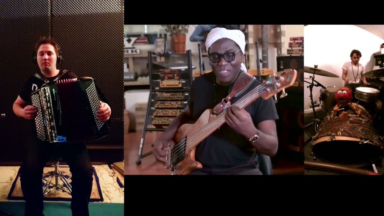 Richard Bona Markbass Video (feat patrick Simard and Gaëtan Larrue )