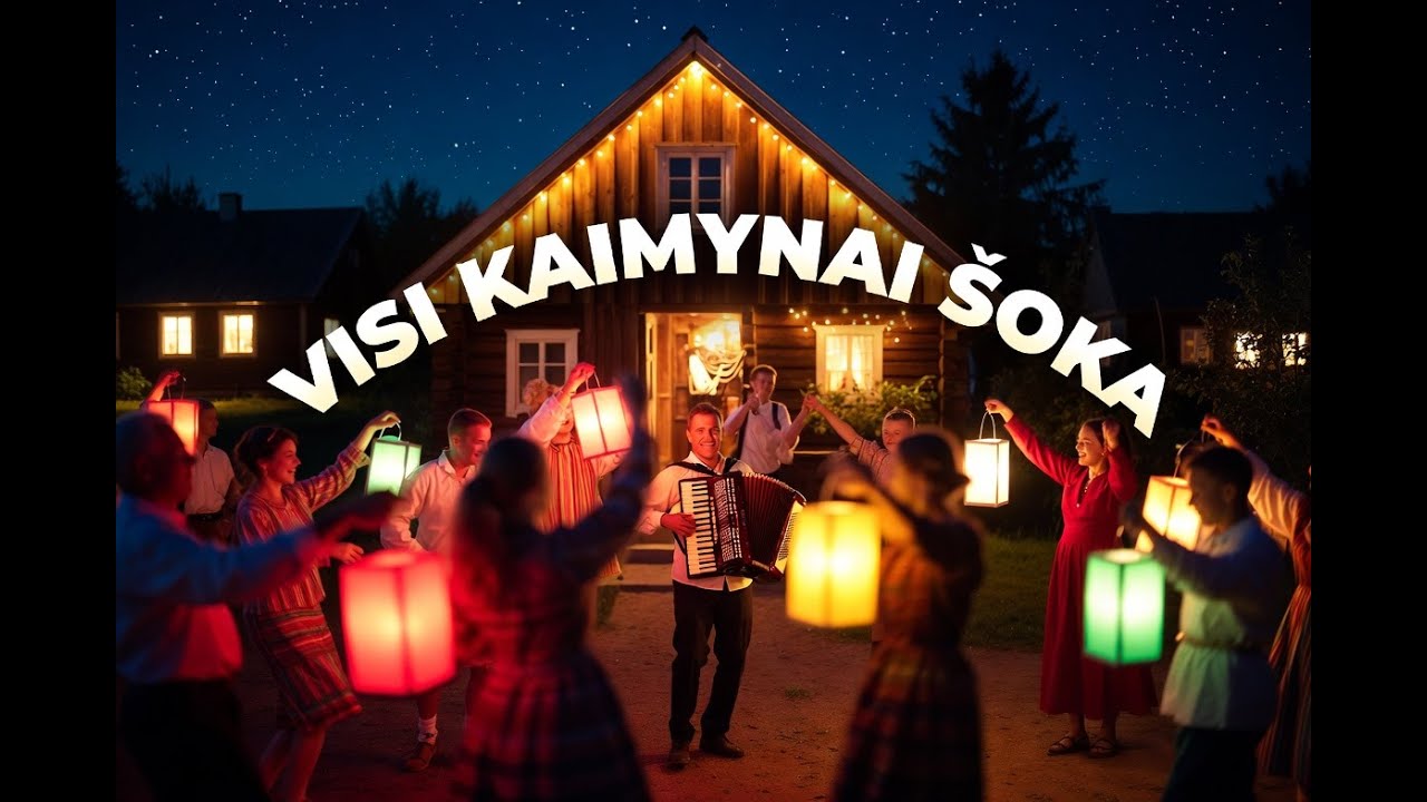Visi Kaimynai Šoka 💃🕺  Linksmas Kaimietis TV  Vestuvių Šokių Hitas