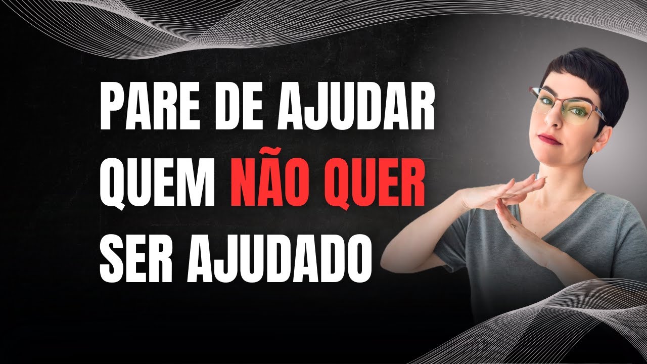 CUIDE DE SI ANTES DE TENTAR AJUDAR ALGUÉM