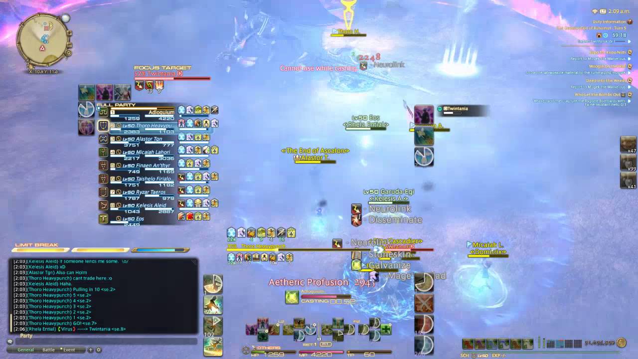 FFXIV: Turn 5 (No Echo/Minimum Ilvl) - SCH PoV (Random Linkshell Group)