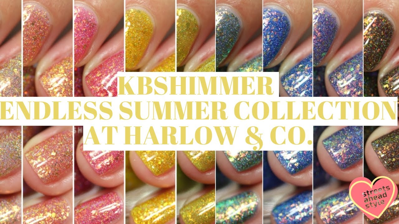 KBShimmer Endless Summer + Sól Blue Live Swatches | Streets Ahead Style