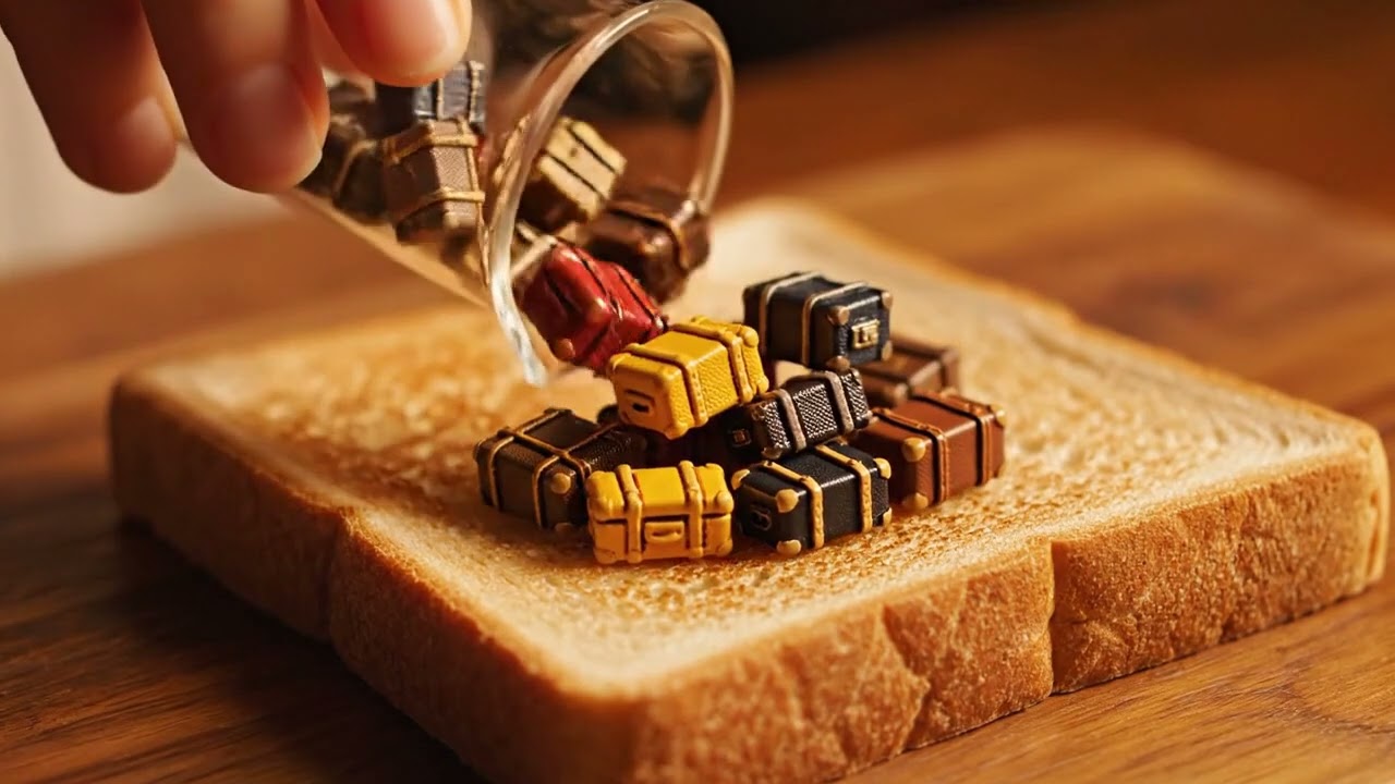 🍞 Tiny Telephones Melt Into Dreamy Toast Bliss 🔍
