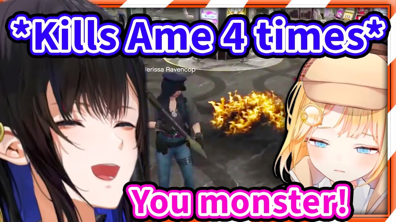 Nerissa Keeps Killing Ame and Broke Her 【Hololive】