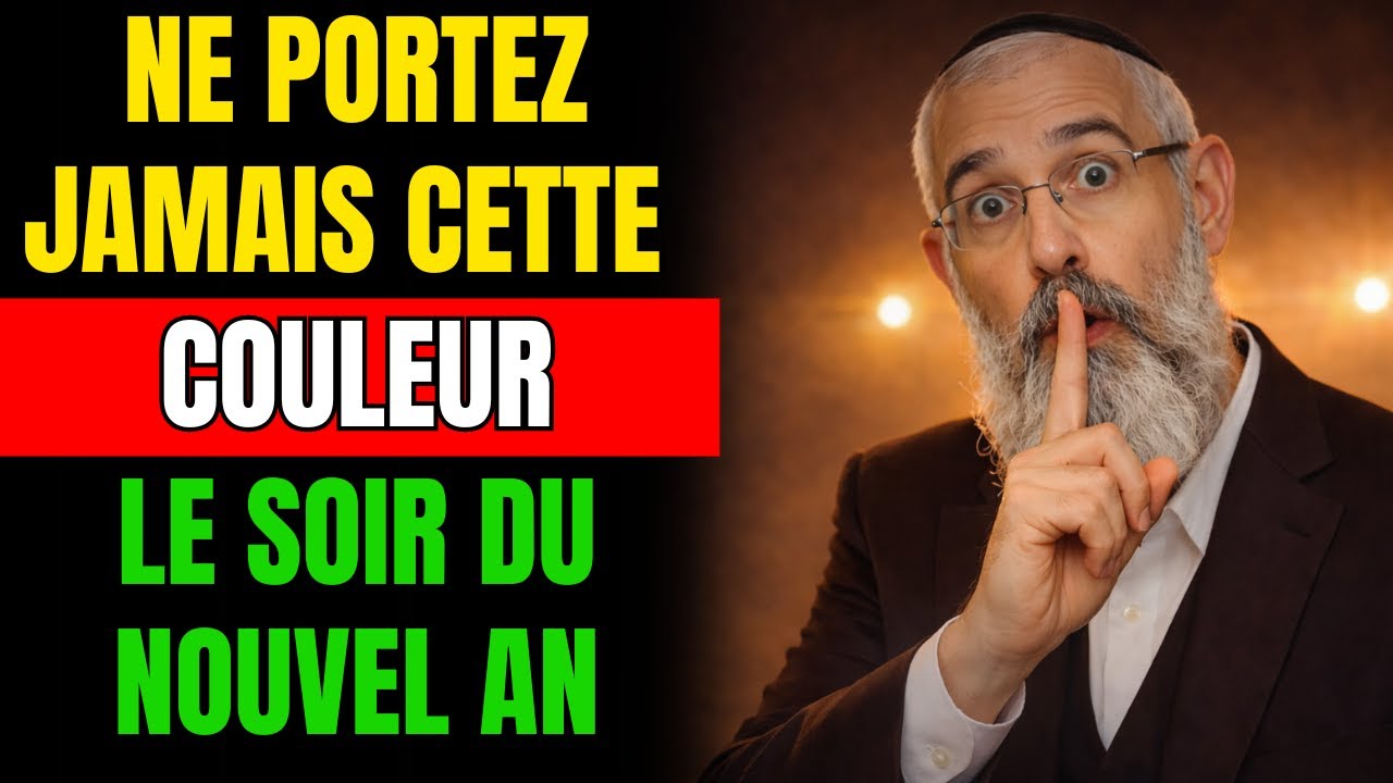ATTENTION! Cette Couleur Que Beaucoup Portent en 2025 Bloque Votre Abondance en 2026 | Sagesse Juive