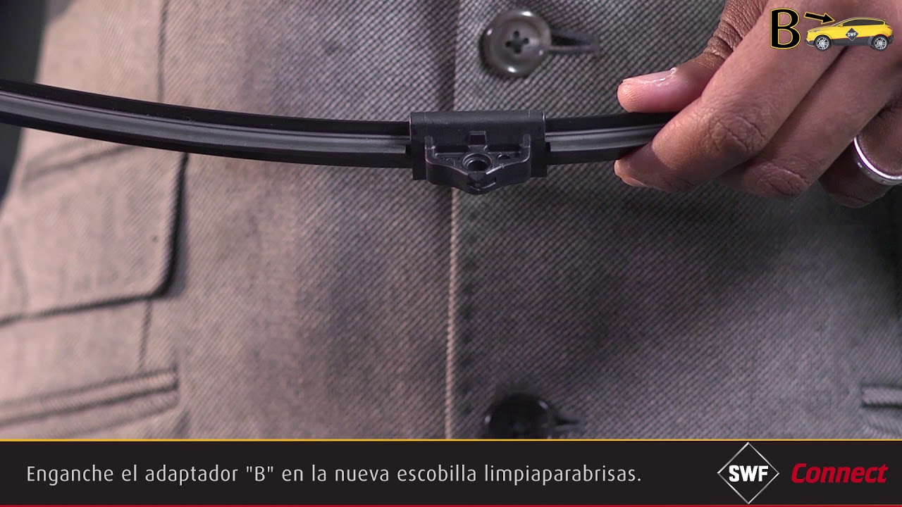 Guía de Instalación de Escobillas Limpiaparabrisas SWF Connect Valeo frontal Gen2V2