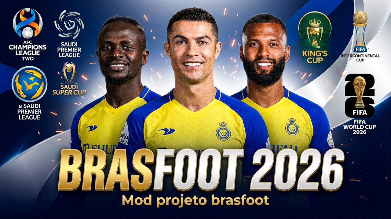 BRASFOOT 2026 - CRISTIANO RONALDO+MANÉ+IGOR THIAGO #brasfoot #brasfoot2026