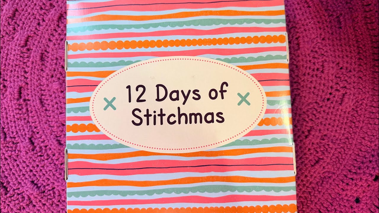 День 5/12 дней рождественского календаря Stitchmas 2025. Распаковка #BothyThreads #flosstube #adv...