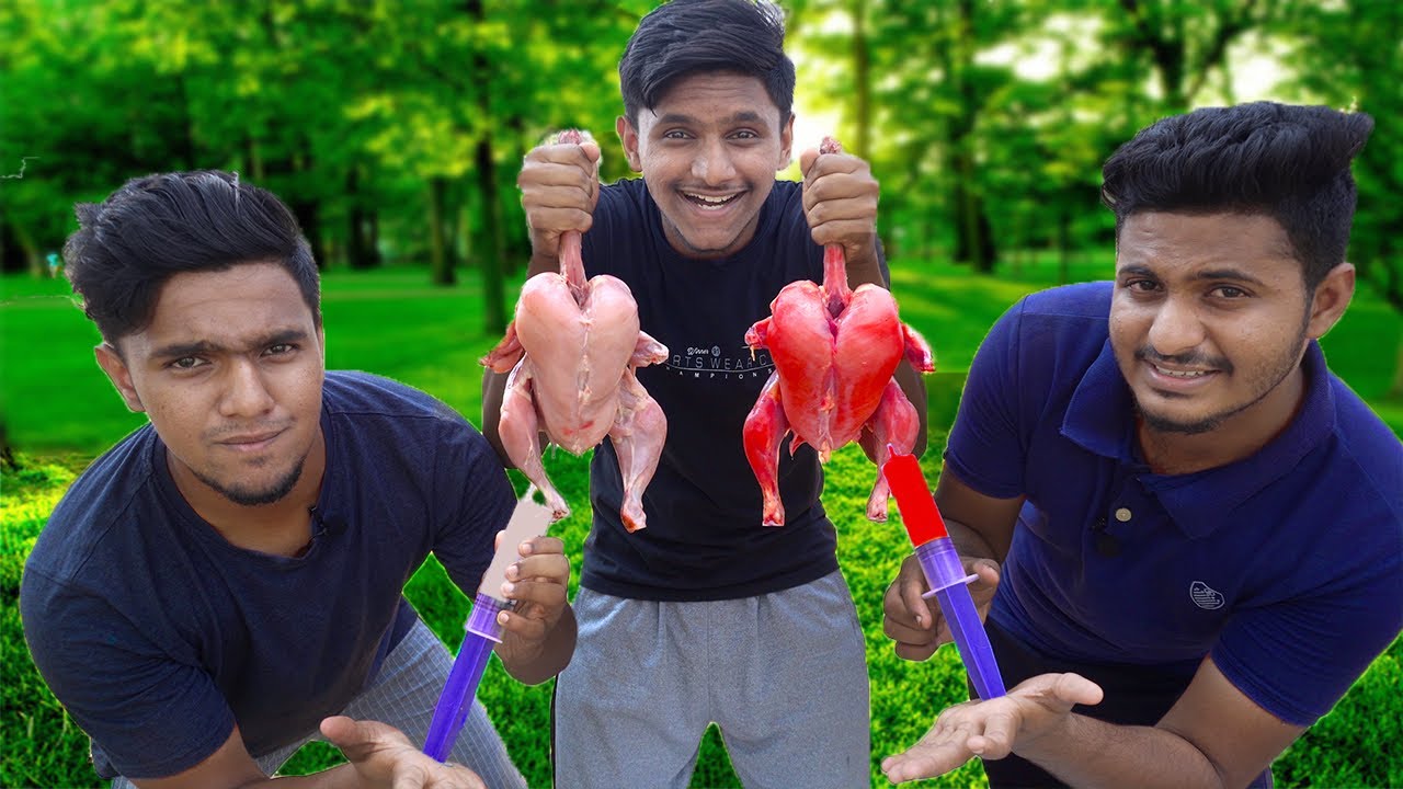 INJECTED CHICKEN FRY | Chicken Fry Recipe | Chicken Injected Recipe| Chicken Recipe | Food4 people