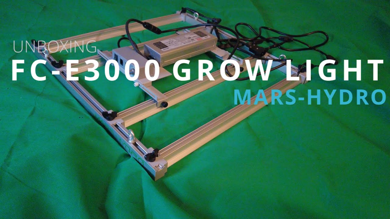 MARS-HYDRO FC-E 3000 UNBOXING #marshydroreview