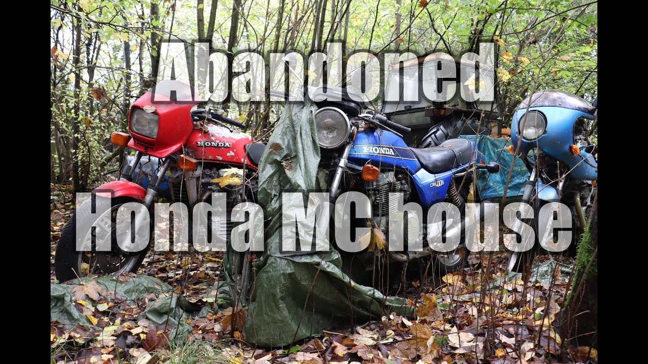 Honda MC house - Forladt Hus med Honda MCs