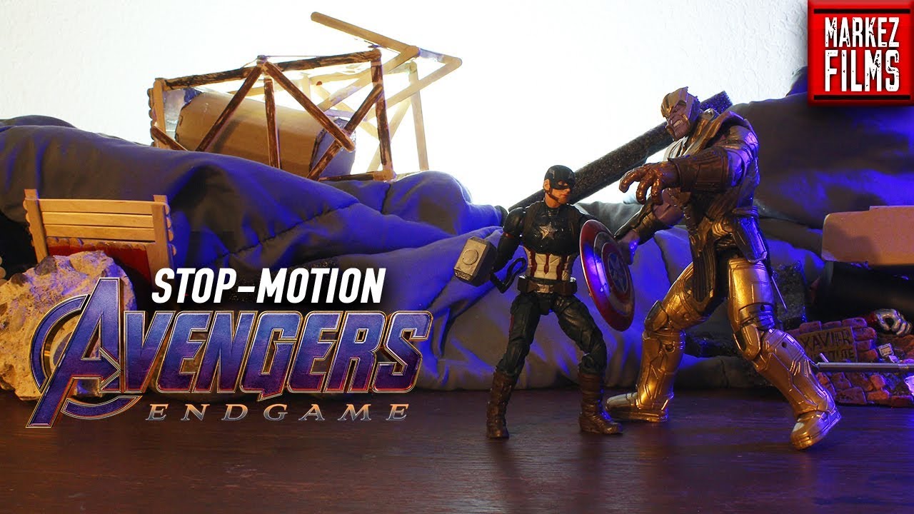Avengers ENDGAME Thanos VS Captain America Final Battle STOP MOTION