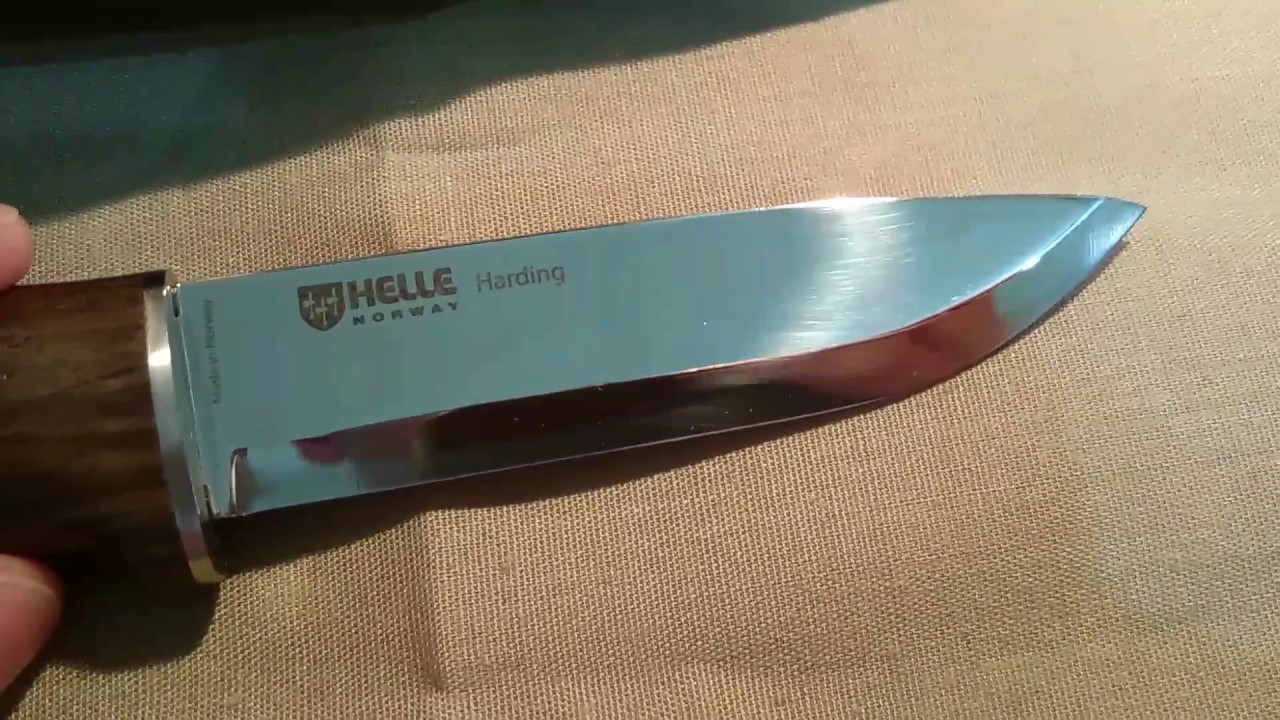 Helle Harding knife, first look and problems.