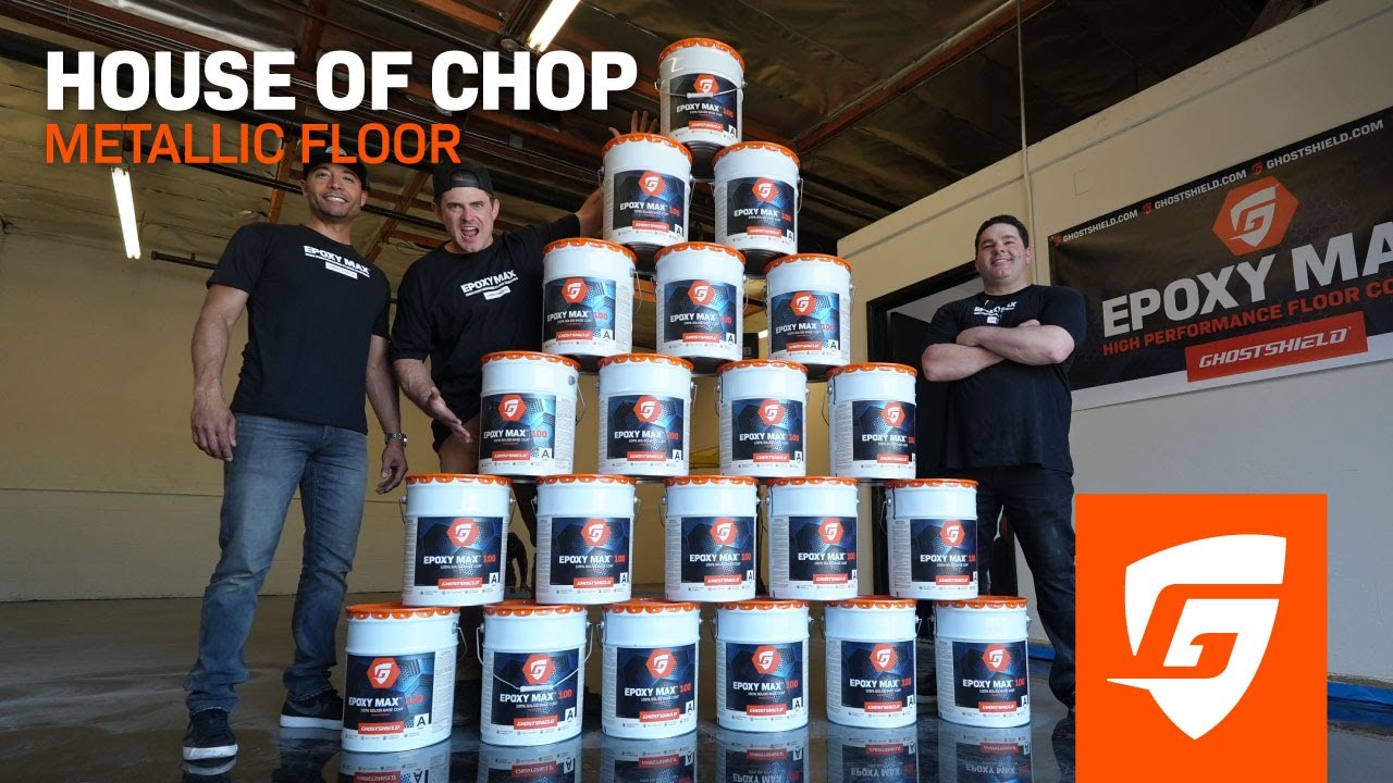 Metallic Epoxy Floor - Zac Mertens House of Chop  - Ghostshield® Epoxy Max™