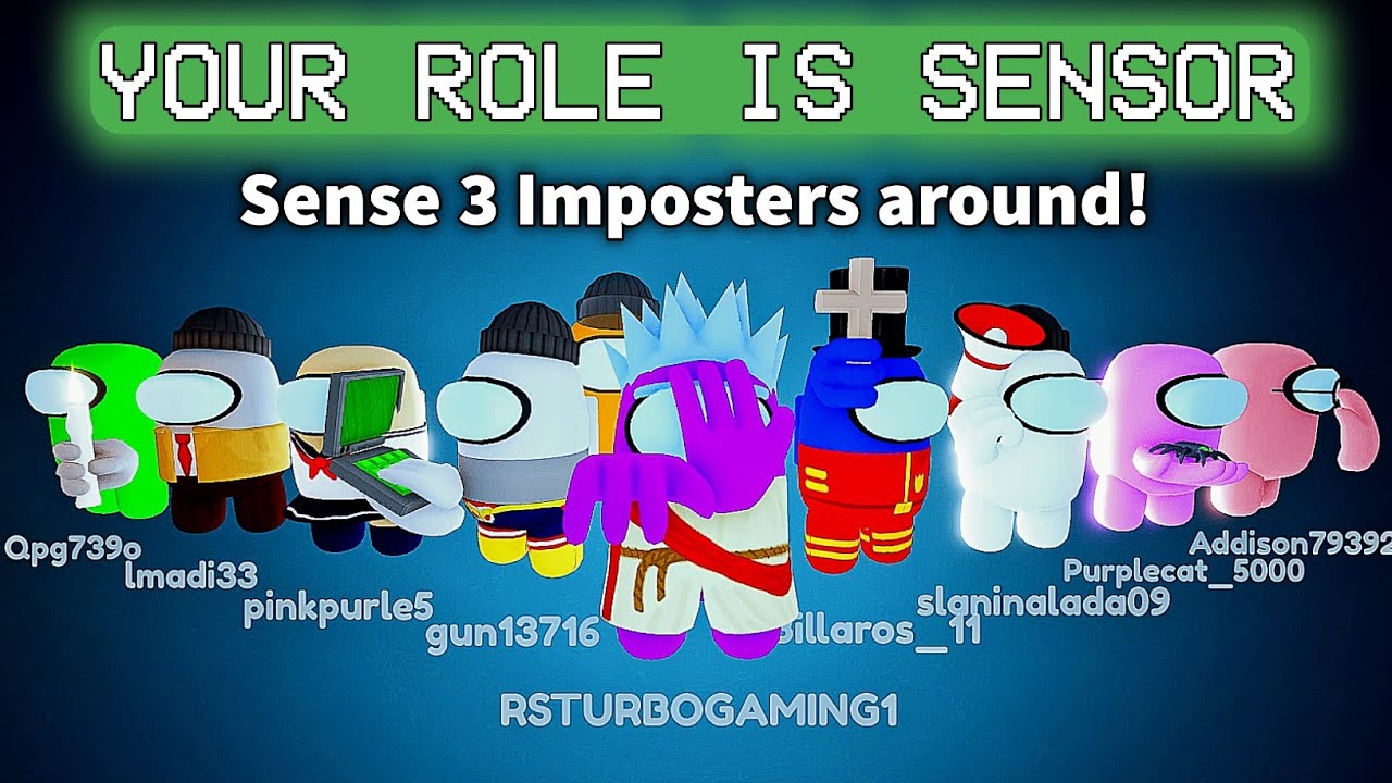 Among Us - Imposters 3D -  * 📡SENSOR - senses aliens *  Gameplay (Roblox) Part 126