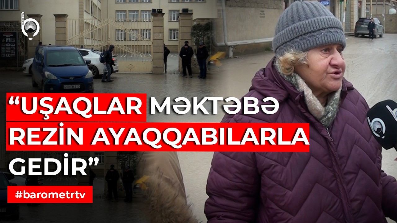 Bu Dövlətimizi Talamaqdır… | 28 Nömrəli Məktəbin Qarşısı Niyə Bərbad Vəziyyətdədir? | Barometr TV