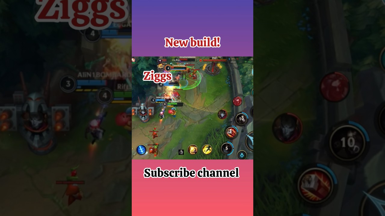 Ziggs Mid vs Akshan |Control Build (No Damage) 
