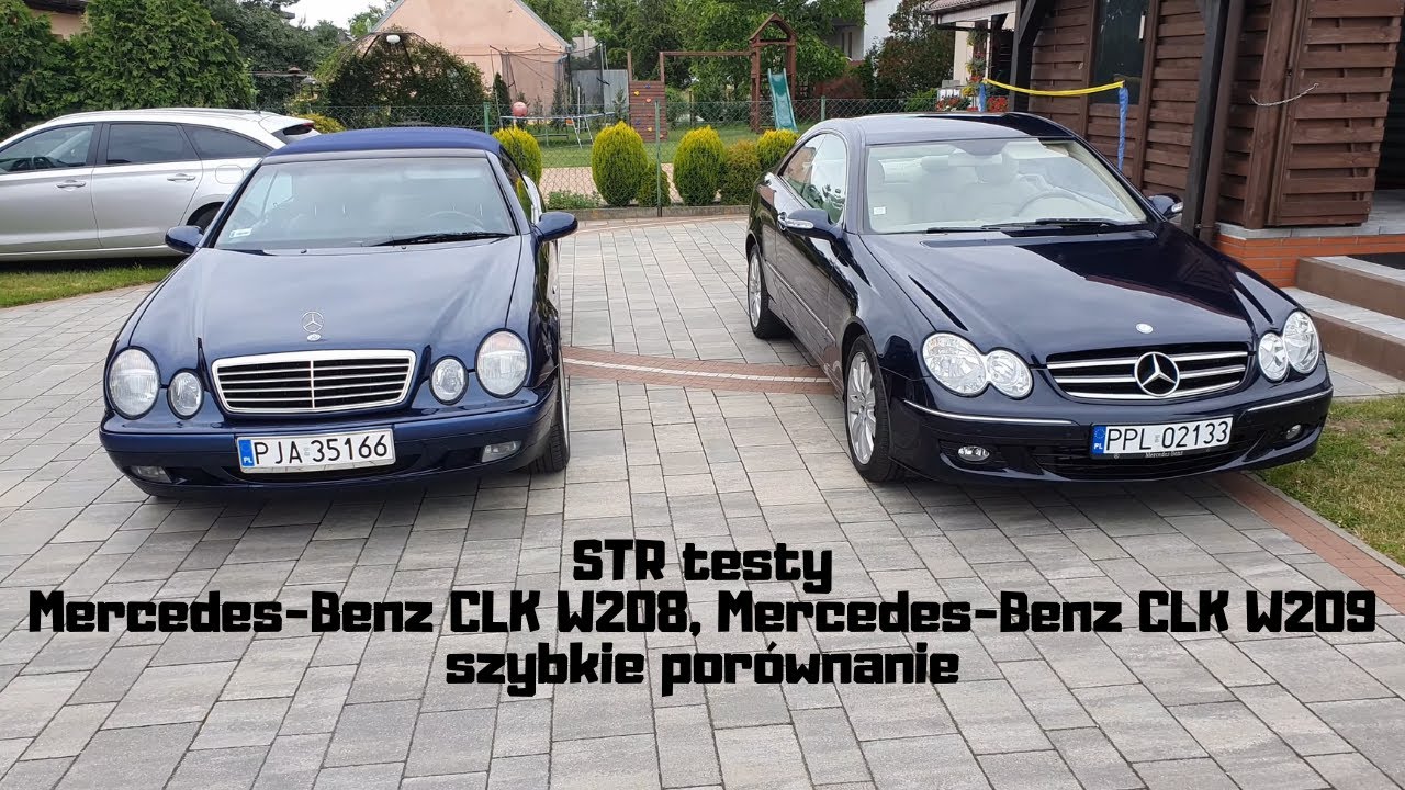 STR#155: Mercedes-Benz CLK W208 vs MB CLK W209 - szybkie porównanie