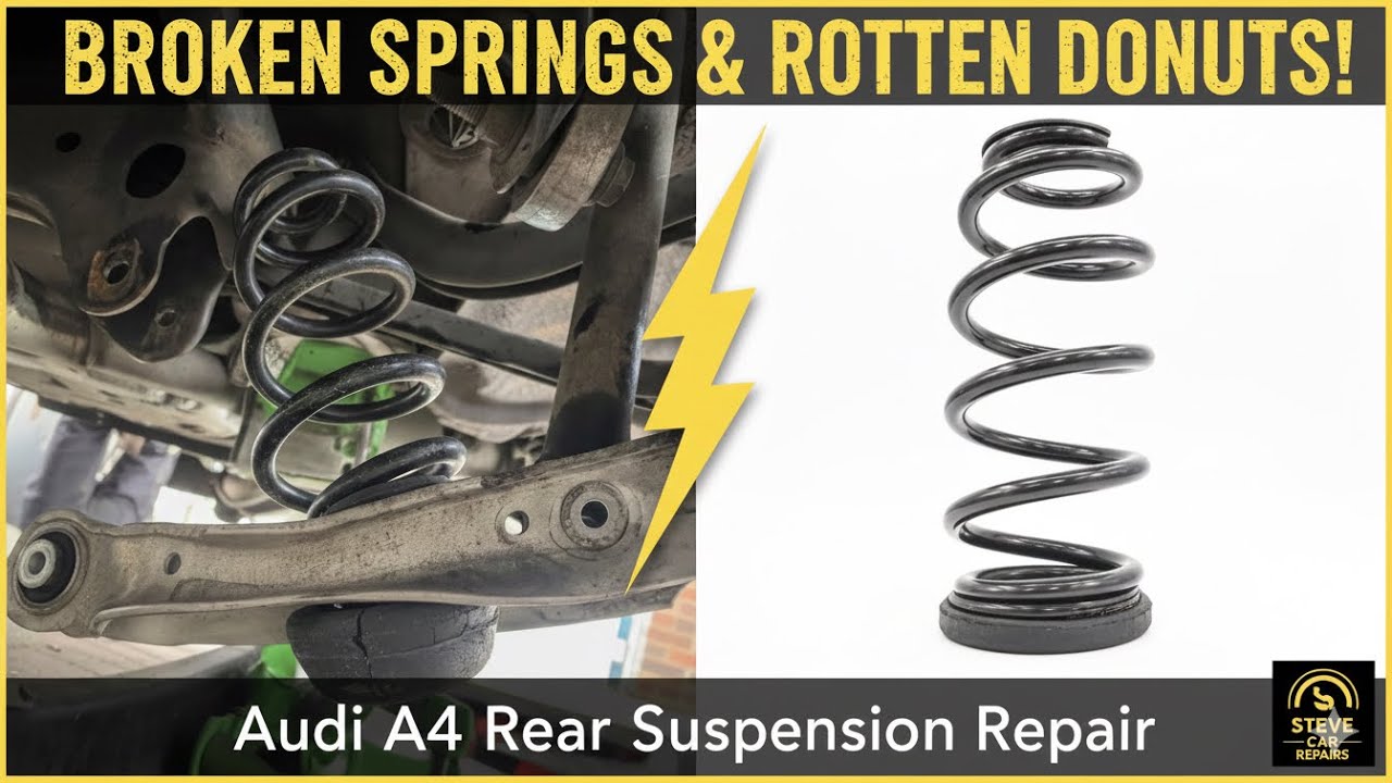 Audi A4 2018 Rear Suspension Repair 