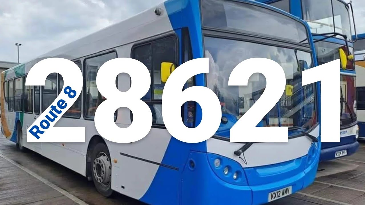 Bus 28621 stagecoach Midlands Northampton, route 8 Northampton