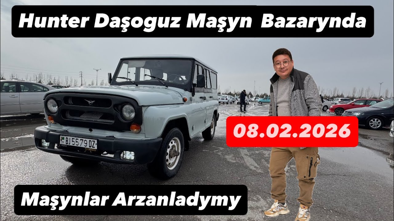 Hunter Daşoguz Maşyn bazarynda Maşynlar arzanladymy авто ринок в дашогузе