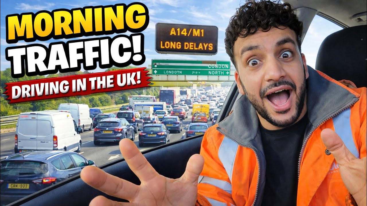 Busy M1 & A14 Truck Drive | Traffic, Talk & ASMR Daytime Driving🇬🇧🚛