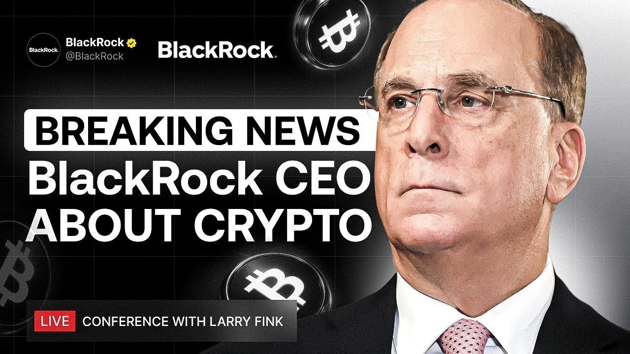 LIVE: BlackRock CEO Announces Major Crypto Move! This Speech Will Reshape the Crypto Industry!
