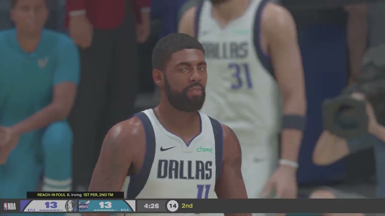 Mavericks vs Hornets HOF difficulty - NBA 2K26