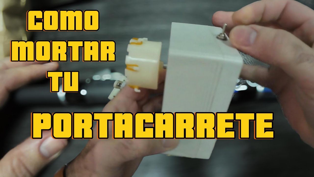 COMO MONTAR TU PORTACARRETE EN TU CAÑA DE PESCAR.