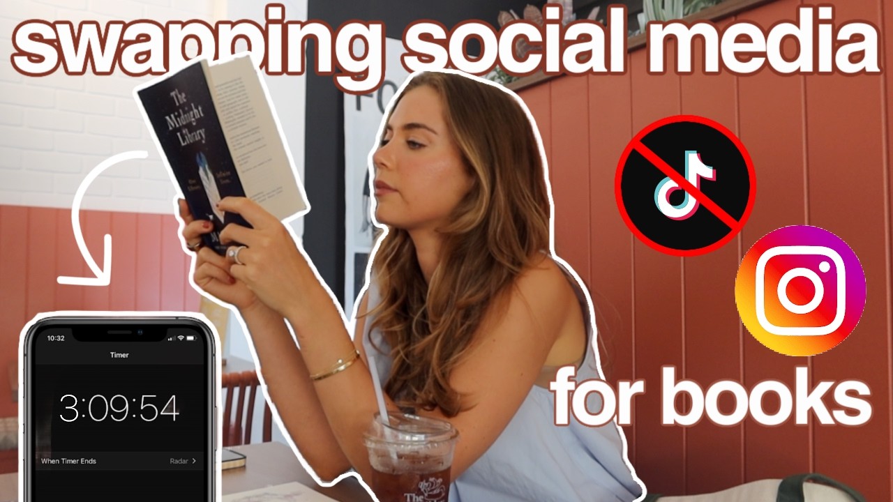 Я на неделю променяла социальные сети на чтение — видеоблог о чтении