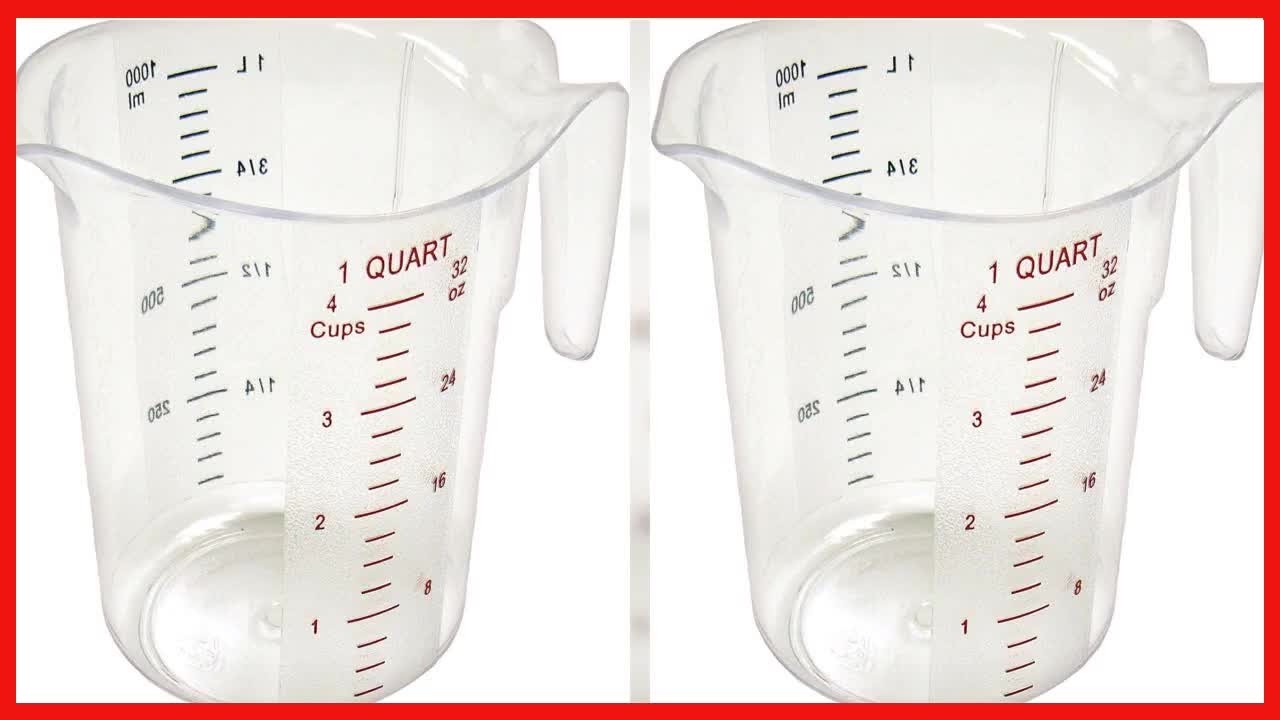 Winco 1-Quart Polycarbonate Measuring Cup: Durable, Clear, and Built to Last
