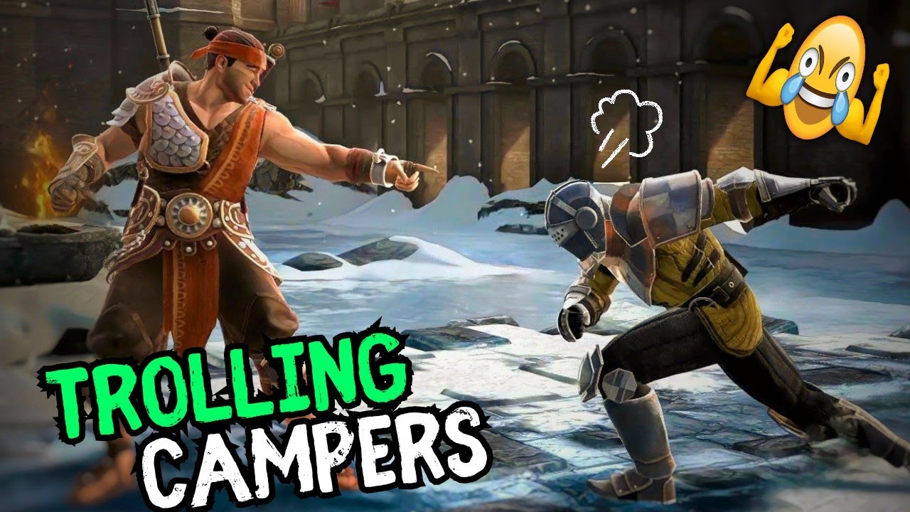 Троллинг кемперов на арене 👁️👄👁️ || Shadow Fight 4 Arena