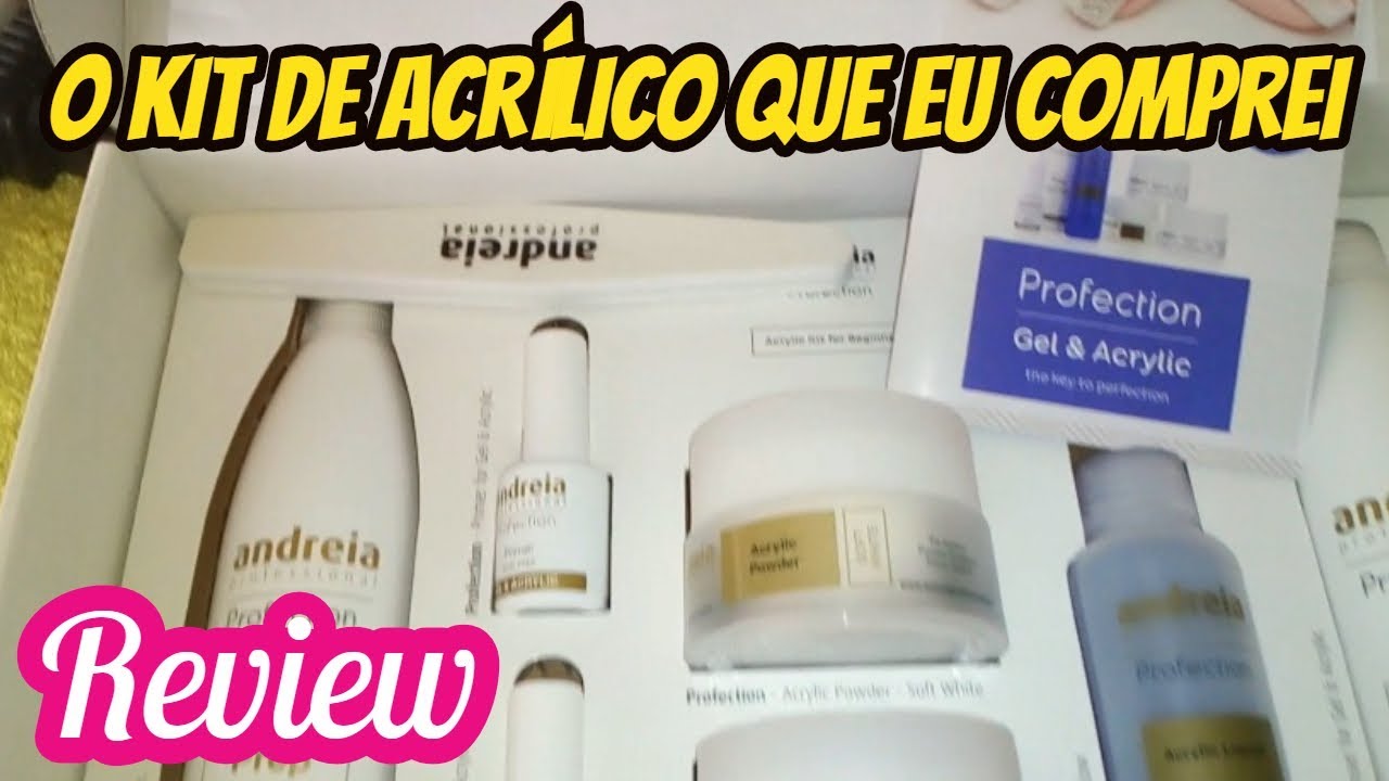 A minha opinião honesta sobre o kit de acrílico da ANDREIA PROFESSIONAL. Vantagens/ desvantagens!