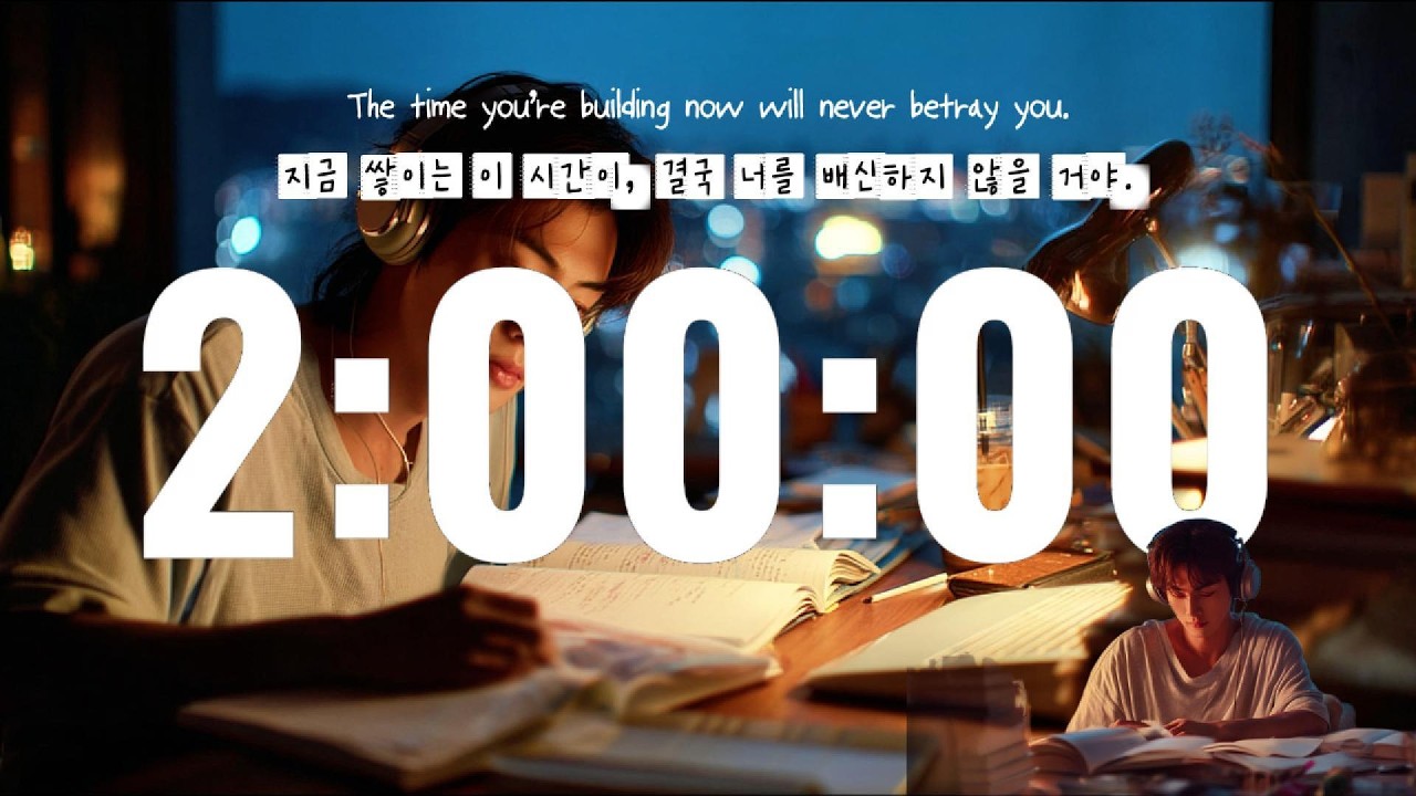 26.02.11 | 딥워크 Lo-fi | 2H | 밤 카페, 끝까지 몰입